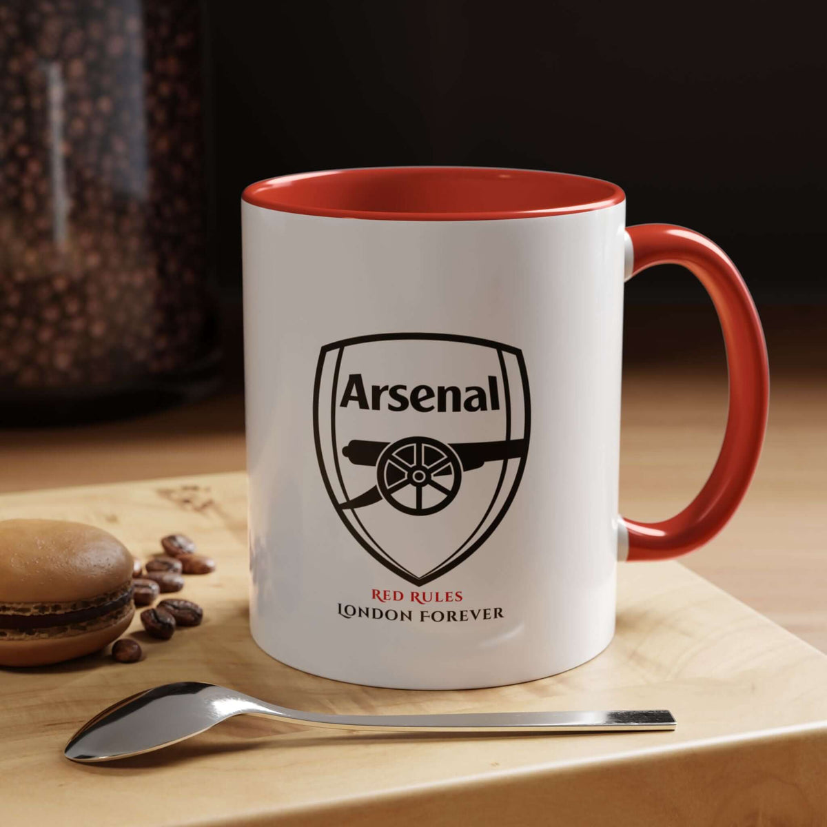 Arsenal Champions Mug – Arsenal FC Ceramic Coffee & Tea Cup | Club Logo Fan Gift | Arsenal Supporter Home & Office Mug-0