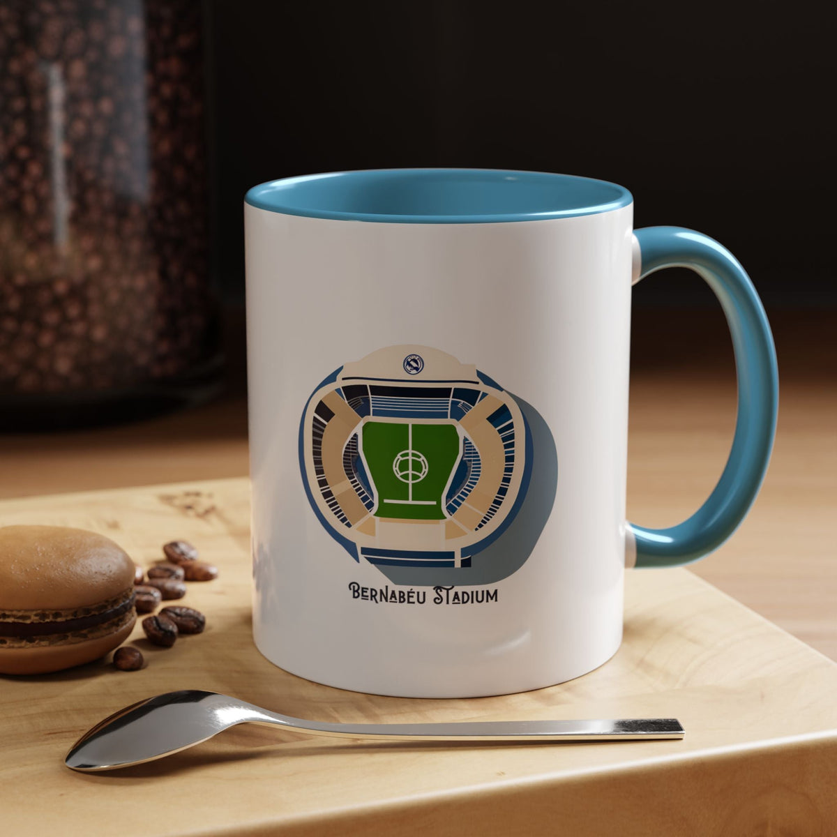 Real Madrid Mug Bernab√©u Stadium Coffee Mug Tea Cup Los Blancos Supporter Gift Ceramic Cup-1