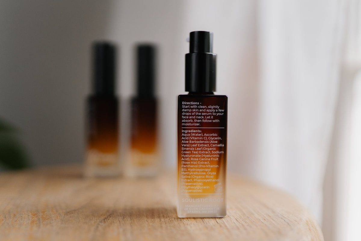Renew Facial Serum – Hydrating Vitamin C + Hyaluronic Acid Skincare