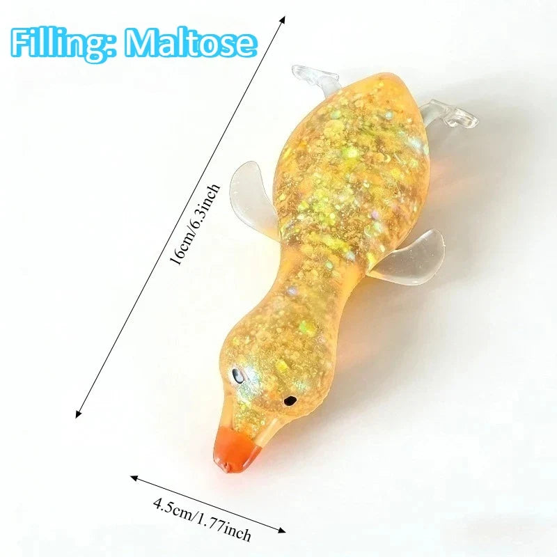 Squishy Antistress Duck Fidgets Toys Cute Goose Animals Vent Toys for Kids Adults Decompression Stretch Toys Friends Best Gift-8